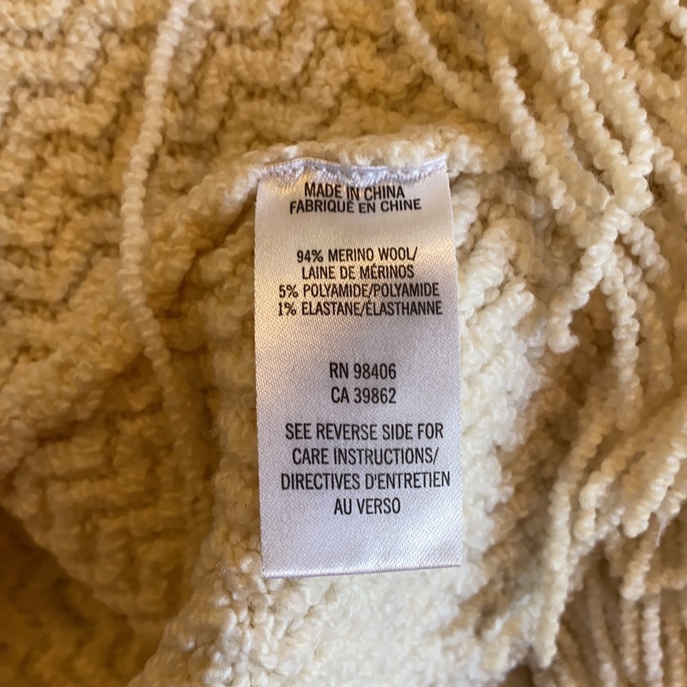 Theory Hudina Fringe Merino Wool Sweater - Picture 5 of 7